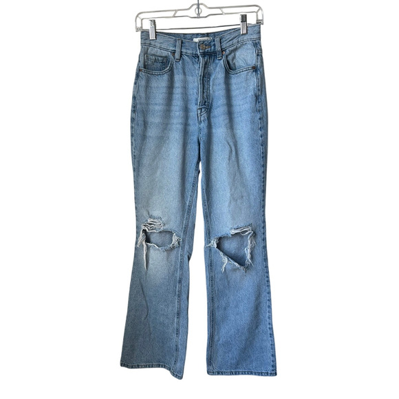 Pacsun Light Wash High Rise Bootcut Jeans - Size 26 - Picture 1 of 8